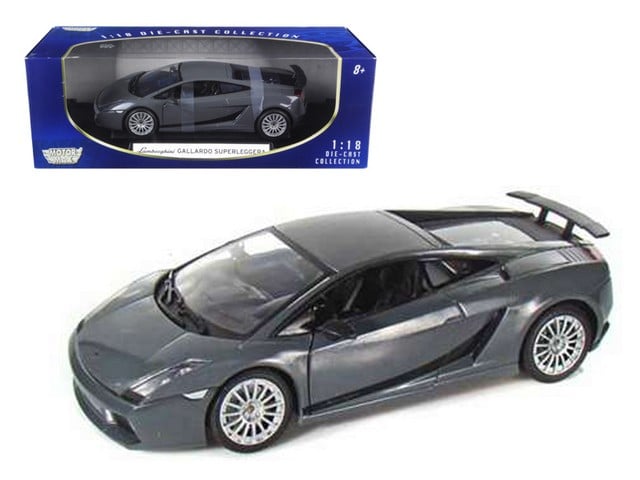 Lamborghini Gallardo Superleggera Grey 1-18 Diecast Model Car - Grey