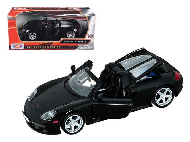 73305bk Porsche Carrera GT Black 1-24 Diecast Car Model