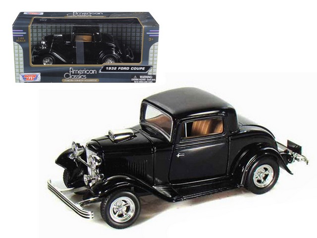 Picture of Motormax 73251bk 1932 Ford Coupe Black 1-24 Diecast Model Car