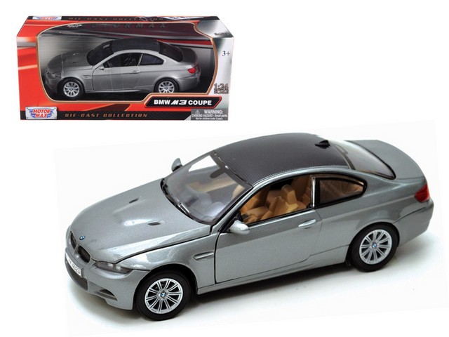 73347gry BMW M3 E92 Coupe Gray 1-24 Diecast Model Car