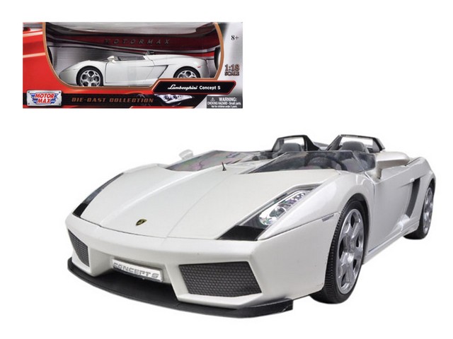 79156w Lamborghini Concept S Pearl White 1-18 Diecast Car Model