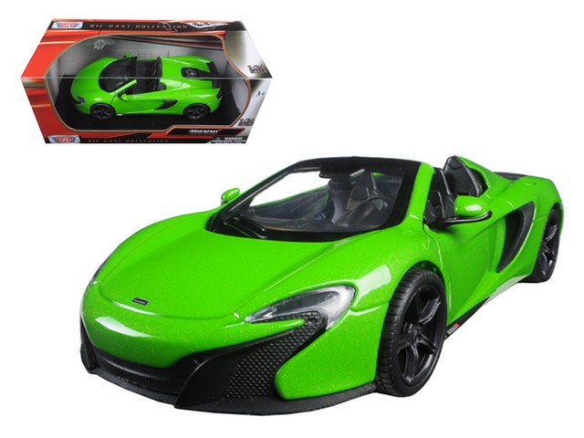 McLaren 650S Spider Green 1-24 Diecast Model Car