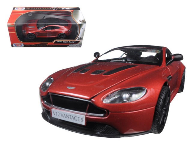 79322r Aston Martin Vantage S V12 Red 1-24 Diecast Model Car
