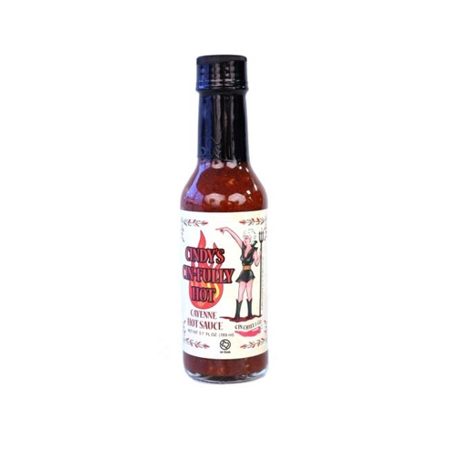 Cin Chili Cindys Cin-Fully Hot Cayenne Hot Sauce - Case of 12