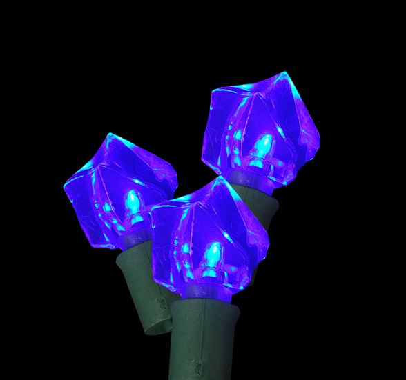 Kellogg Plastics  Holiday & Christmas Indoor & Outdoor LED- Blue - Ice Cube