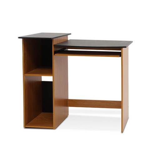 Econ Multipurpose Computer Writing Desk, Light Cherry & Black - 30.63 x 33 x 15.55 in.