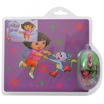Dora 75067 Mouse & Mousepad Kit -  Dora the Explorer