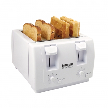 Picture of Better Chef IM-241W 4 Slice Dual-Control Toaster&#44; White