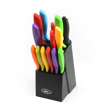 Picture of Oster 73636.14 Cutlery Set with Wood Storage Block- 14 Piece
