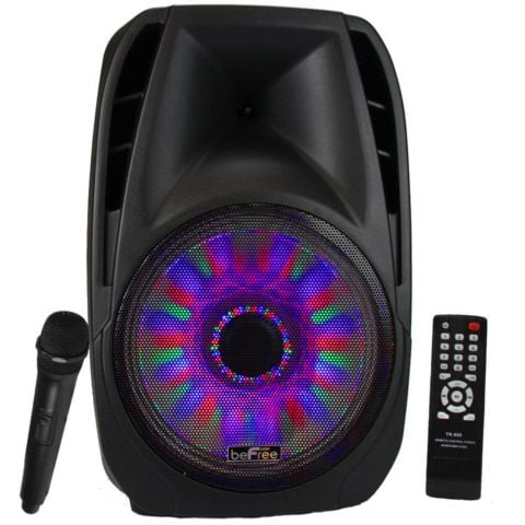 15 in Bluetooth Tailgate Speaker with Sound  Volume Reactive Lights