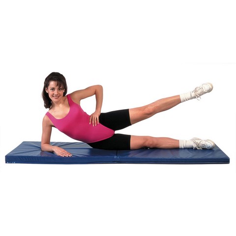 Picture of Fabrication Enterprises FAB468 Cando Mat 2 x 6 Feet Mat 1 in. Thick with Centerfold &#44; Blue