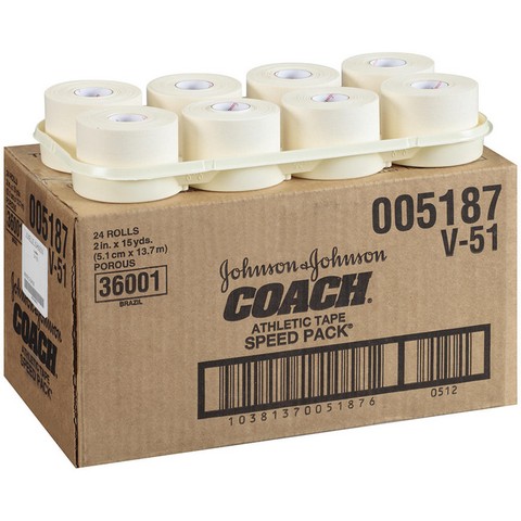 Johnson & Johnson JNJ105188 Coach Athletic Tape, Pack of 32