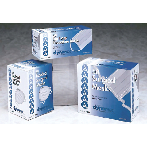 Picture of Dynarex DYX115 Surgical Face Mask&#44; Blue