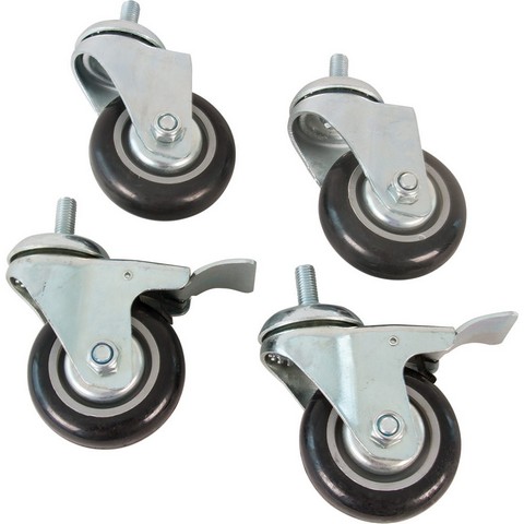 Picture of Body Sport BDSDBRACKC Dumbbell Rack Casters&#44; Set of 4