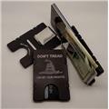 Helm Dont Tread on My Gun Rights RFID Protected Aluminum Wallet & Credit Card Holder, Black Helm Dont Tread on My Gun Rights RFID Protected Aluminum Wallet & Credit Card Holder, Black
