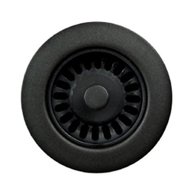 Houzer 190-9265 3.5 in. Sink Strainer- Plastic - Matte Black