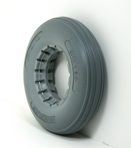 Picture of New Solutions AL192P 8 x 2 in. Urethane Rib Tire Fits Most 2-Piece Wheels for Wheelchair
