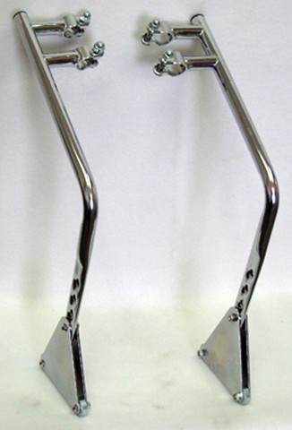 Picture of New Solutions AT310P 10 x 16 x 4 in. Front Anti-Tippers Fits on 0.87 Tube for Wheelchair&#44; Set of 2