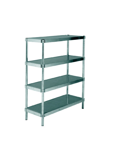 N246048-4 Complete 4 Tier Shelving Units 60 x 24 x 48 in.