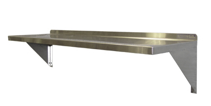 Prairie View WS1236SS Stainless Steel Wall Mount Shelf - 12 x 12 x 36 in.