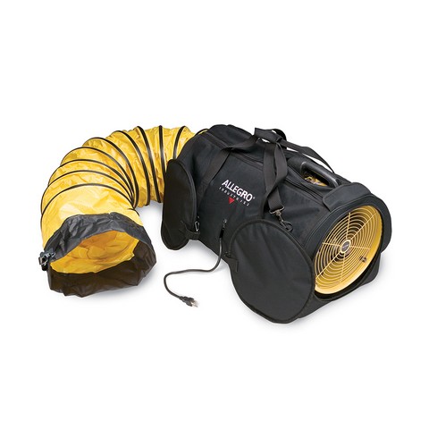 Air Bag 12 in. Blower with Ducting- 15 ft.
