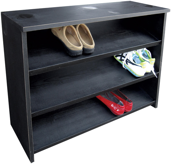 Wooden Shoe Rack- Red