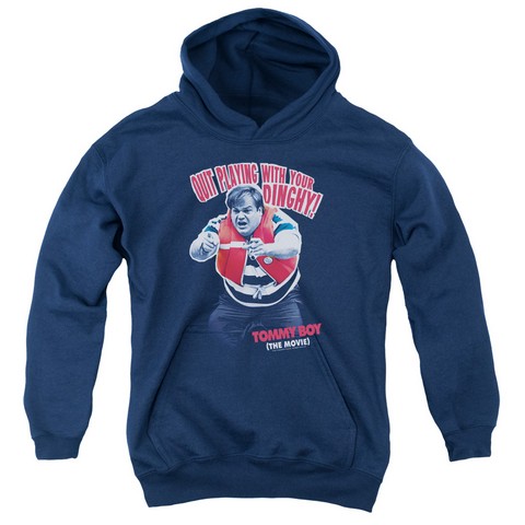 Tommy Boy-Dinghy Youth Pull-Over Hoodie- Navy - Small