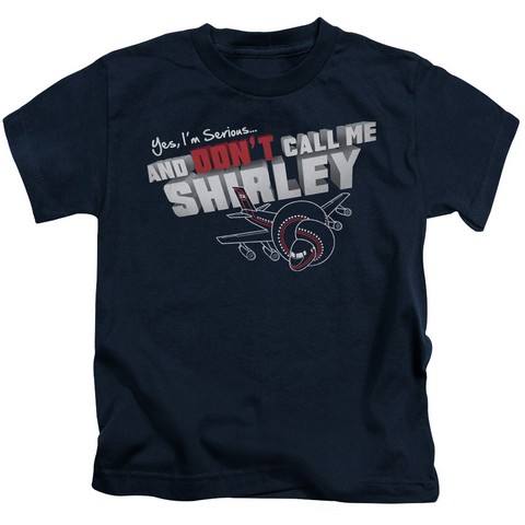 Airplane-Dont Call Me Shirley Short Sleeve Juvenile 18-1 Tee- Navy - Large 7 -  NewGroove, NE3764410