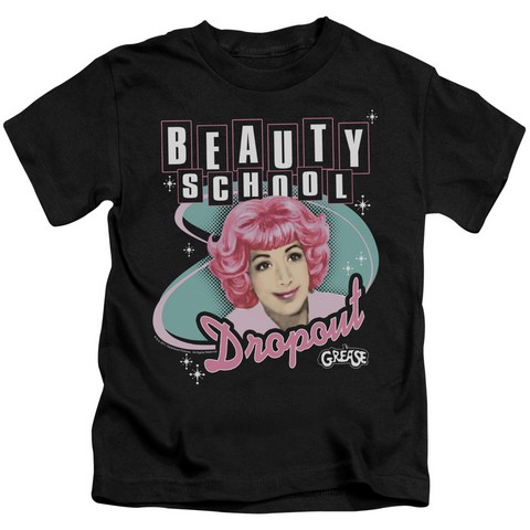 Grease-Beauty School Dropout Short Sleeve Juvenile 18-1 Tee- Black - Medium 5-6