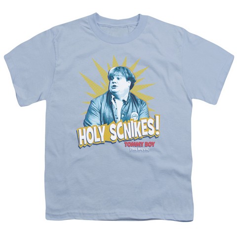Tommy Boy-Holy Schikes Short Sleeve Youth 18-1 Tee- Light Blue - Medium