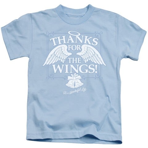 18-1 Tee It Is A Wonderful Life-Dear George - Light Blue - Small 4