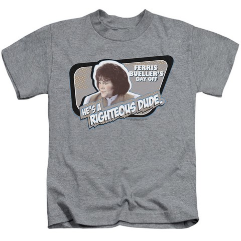 Ferris Bueller-Grace Short Sleeve Juvenile 18-1 Tee- Heather - Large 7