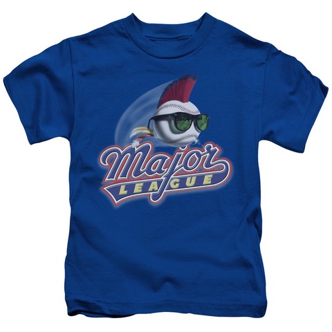 Major League-Title Short Sleeve Juvenile 18-1 Tee- Royal - Large 7