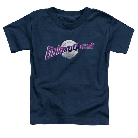 Galaxy Quest-Logo Short Sleeve Toddler Tee- Navy - Small 2T