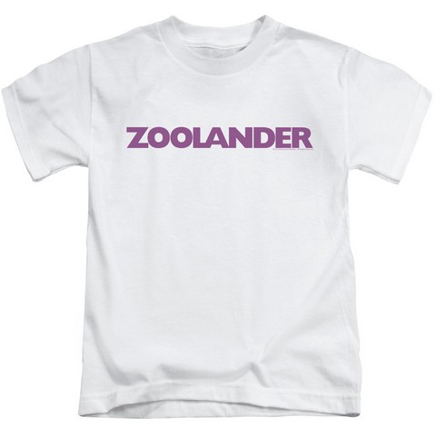 Zoolander-Logo Short Sleeve Juvenile 18-1 Tee- White - Large 7