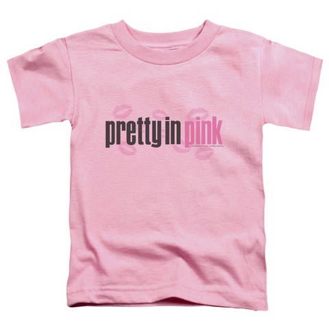 Pretty In Pink-Logo Short Sleeve Toddler Tee- Pink - Small 2T