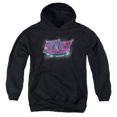 Zoolander-Ridiculously Good Looking Youth Pull-Over Hoodie- Black - XL