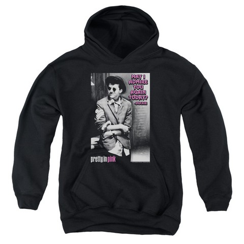 Pretty In Pink-Admire Youth Pull-Over Hoodie- Black - Small