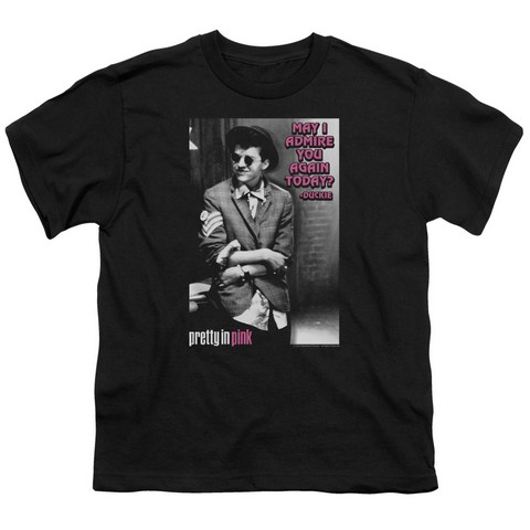 Pretty In Pink-Admire Short Sleeve Youth 18-1 Tee- Black - Medium