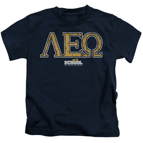 Old School-Leo Short Sleeve Juvenile 18-1 Tee- Navy - Large 7