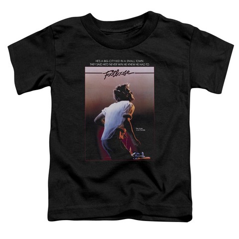 Footloose-Poster Short Sleeve Toddler Tee- Black - Medium 3T