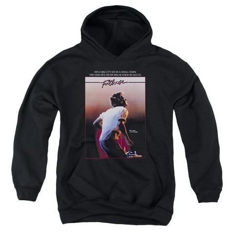 Footloose-Poster Youth Pull-Over Hoodie- Black - Large