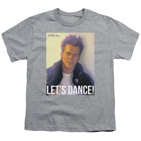 Footloose-Lets Dance Short Sleeve Youth 18-1 Tee- Athletic Heather - Small