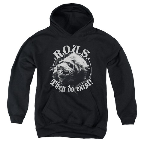 Pb-They Do Exist Youth Pull-Over Hoodie- Black - Small