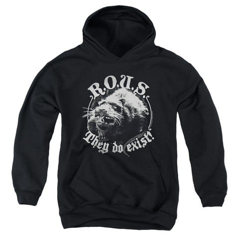 Pb-They Do Exist Youth Pull-Over Hoodie- Black - Large