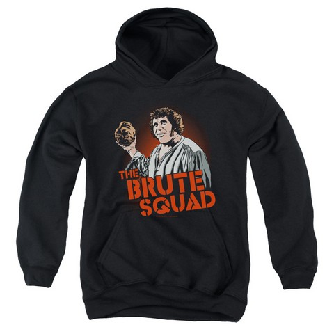 Pb-Brute Squad Youth Pull-Over Hoodie - Black - Large