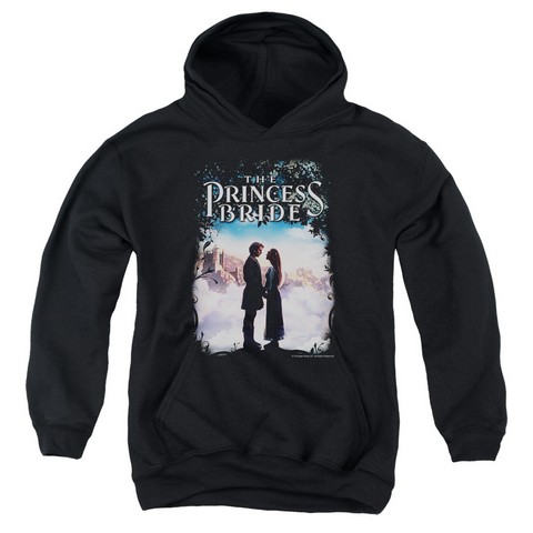 Princess Bride-Storybook Love Youth Pull-Over Hoodie- Black - Medium