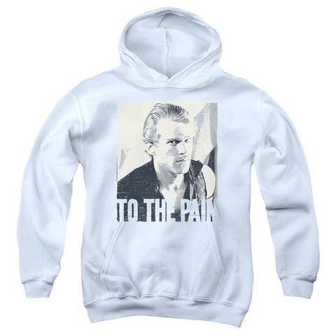 Princess Bride-To The Pain Youth Pull-Over Hoodie- White - Small