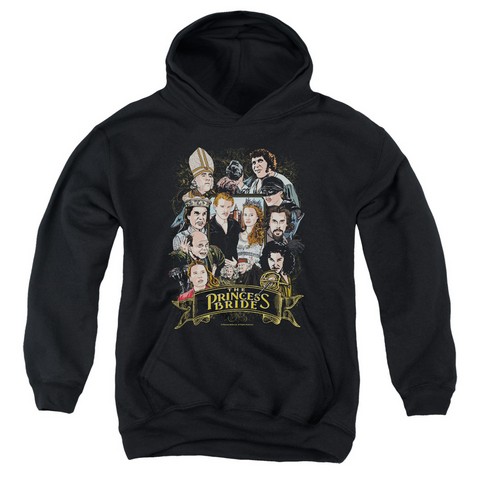 Princess Bride-Timeless Youth Pull-Over Hoodie- Black - XL