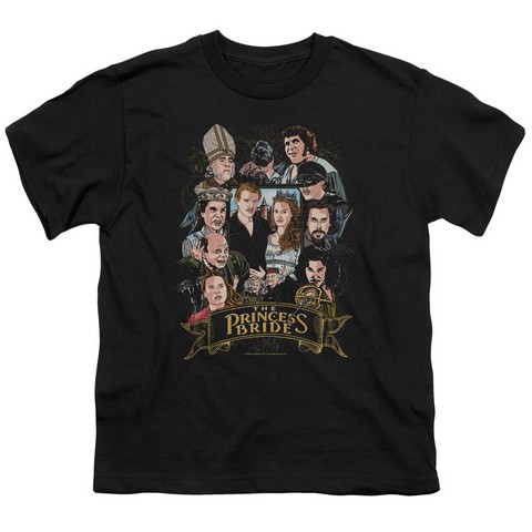Princess Bride-Timeless Short Sleeve Youth 18-1 Tee- Black - Medium